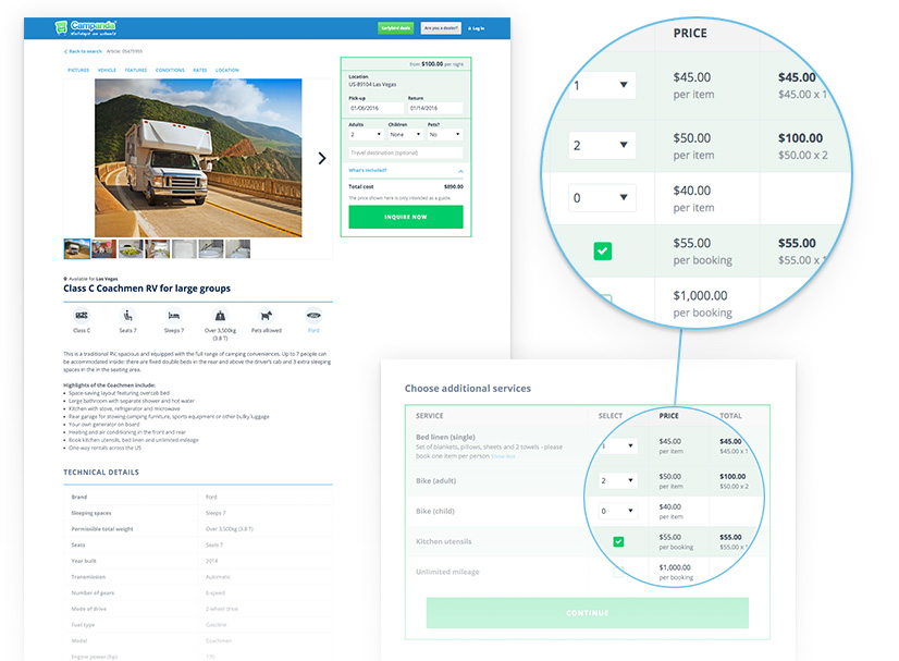 Add vehicles to your account