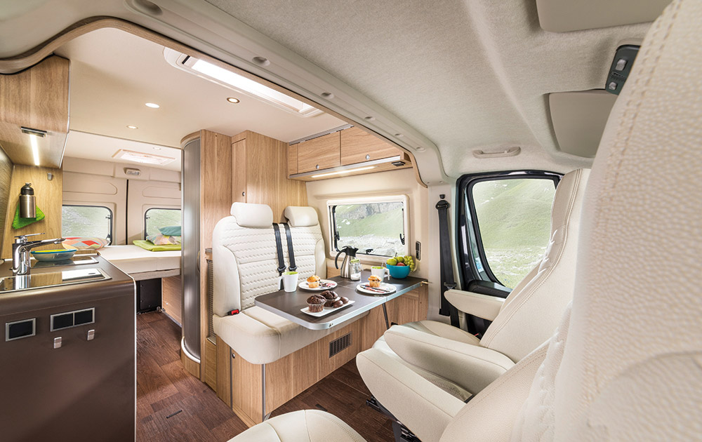 hymer rv aktiv campervan interior