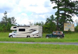 rv pulled over on highway if something is wrong