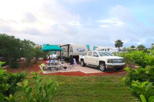 rv family camping trip