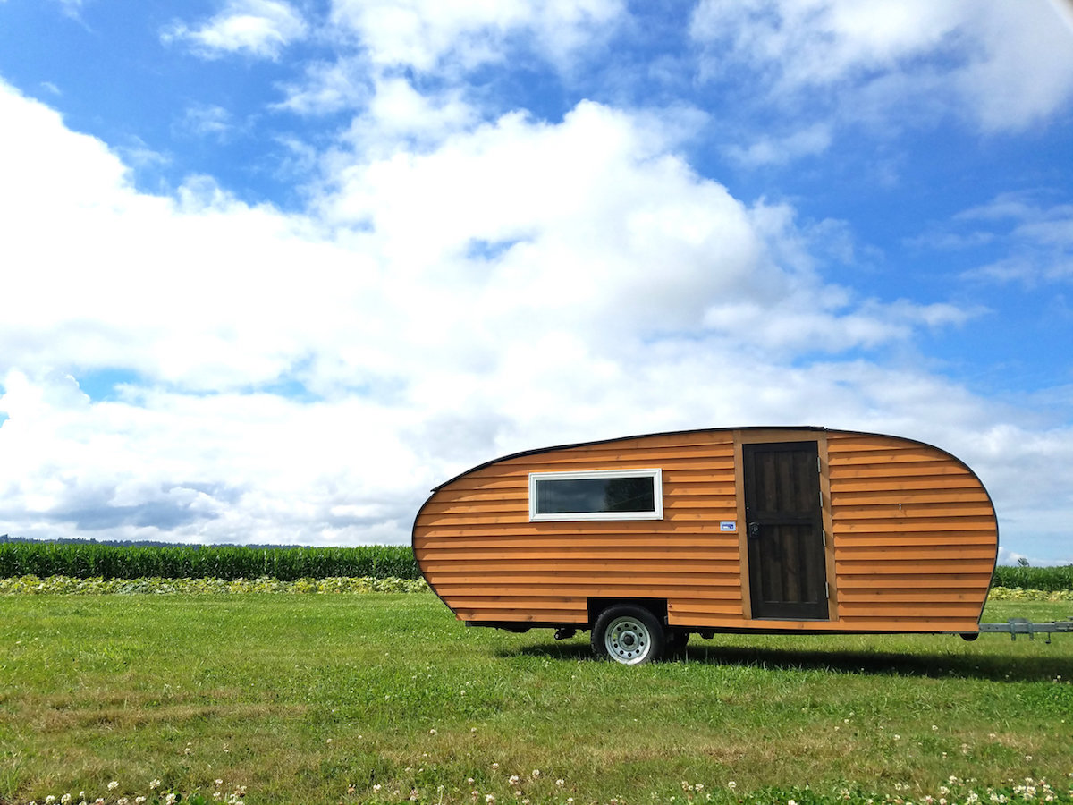 wooden teardrop trailer for sale eco friendly