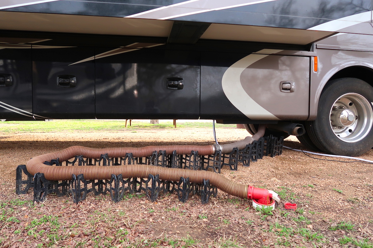 How to empty a septic tank on a camper