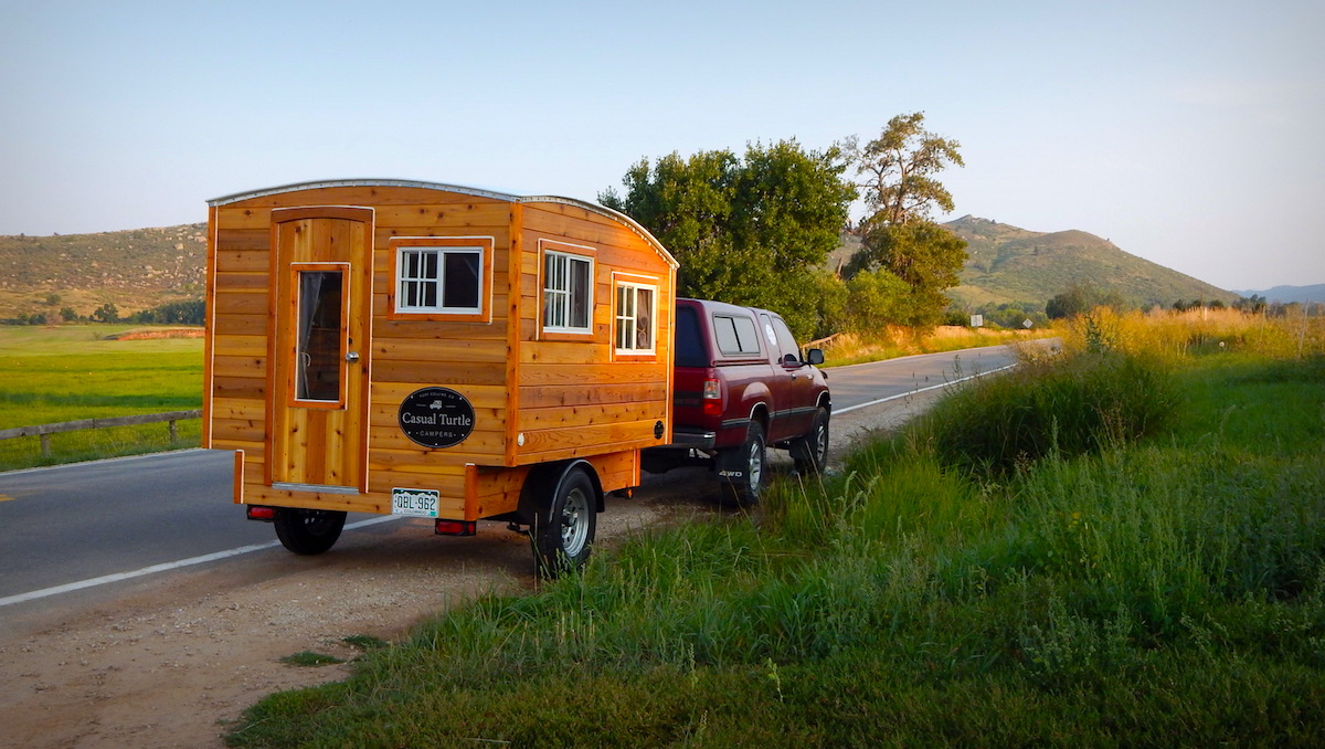 terrapin camper wooden trailer vintage style