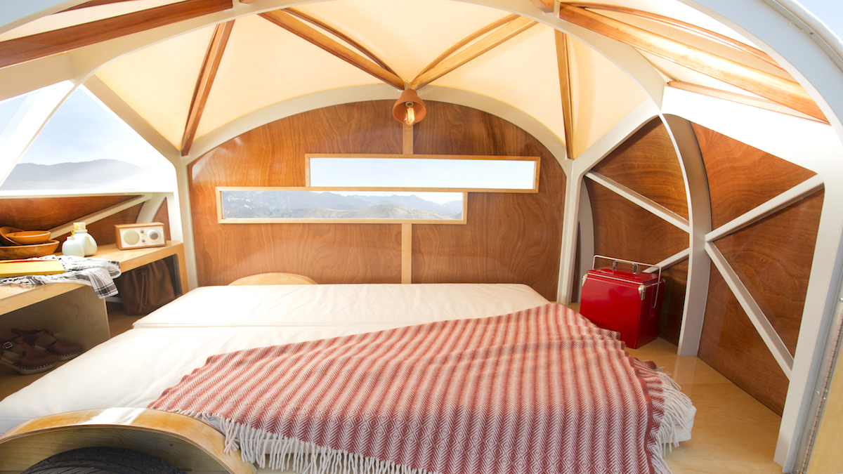 hutte hut interior teardrop camper inside homemade teardrop camper