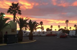 rv resort las vegas sunset