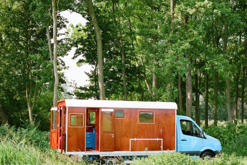handmade campervan handcrafted wooden camper rv