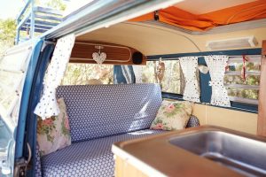 interior vintage camper van volkswagen