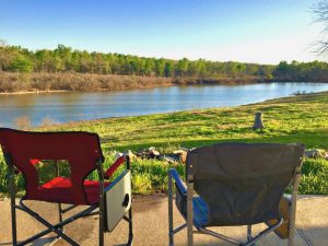 hugo lake oklahoma lakeside rv parking rv camping 