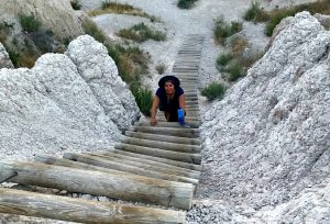 badlands national park ladder hiking