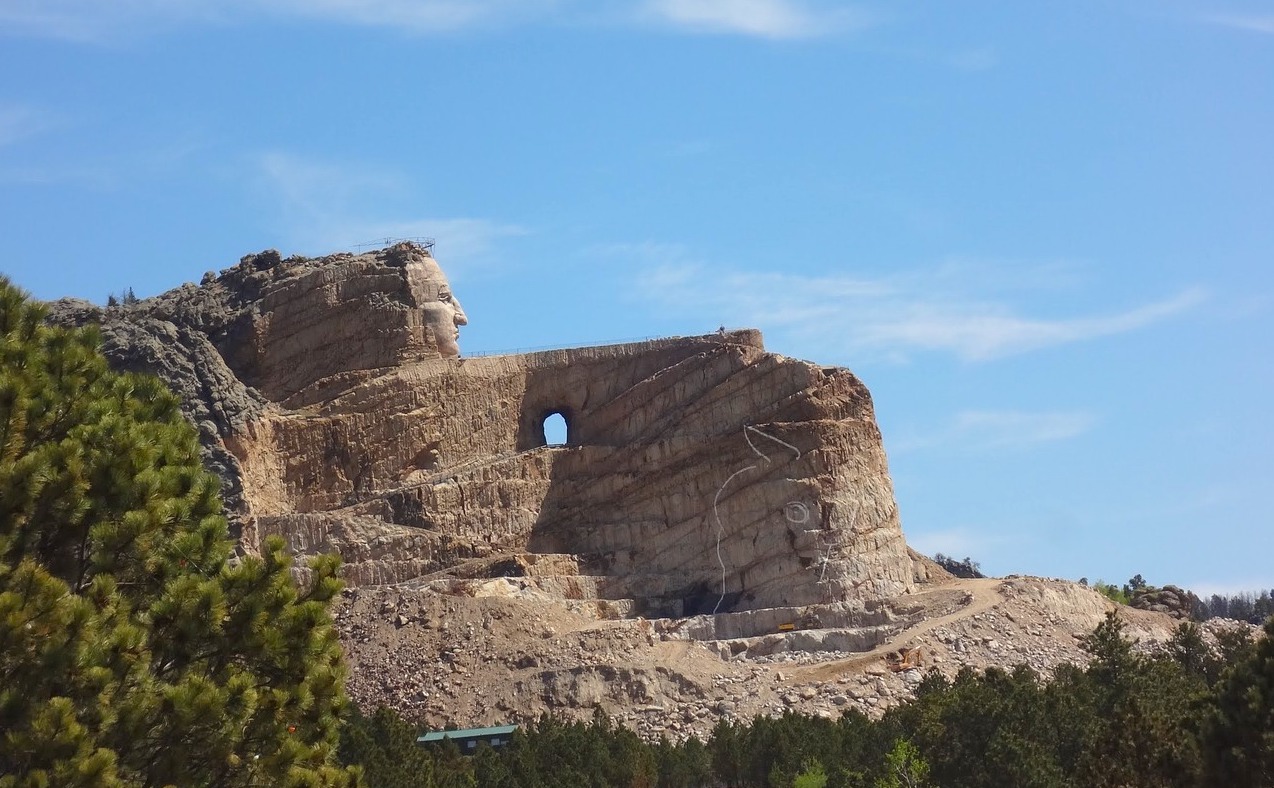 Finished Drawing Crazy Horse Monument My Favorite Road Trip Rving In South Dakota Campanda Magazine