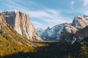 yosemite national park mountains rving rv camping