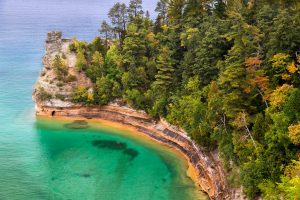 lake superior miners castle pictured rocks national lakeshore rv camping