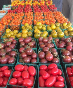 sunburst tomatoes farmers market florence oregon rving rv photography