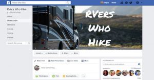 facebook rv hiking groups for hikers