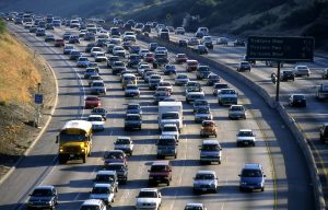 driving an rv on the highway freeway traffic