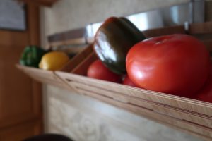 rv vegetable storage kitchen rv organization tips